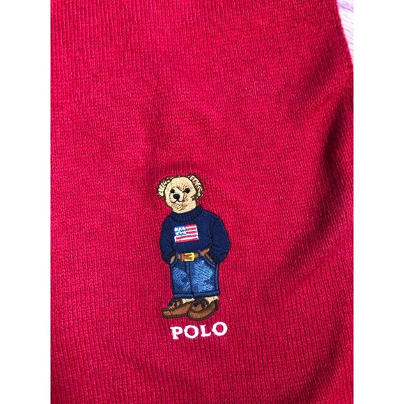 RALPH LAUREN POLO BEAR SCARF ♥️ - Picture 3 of 5